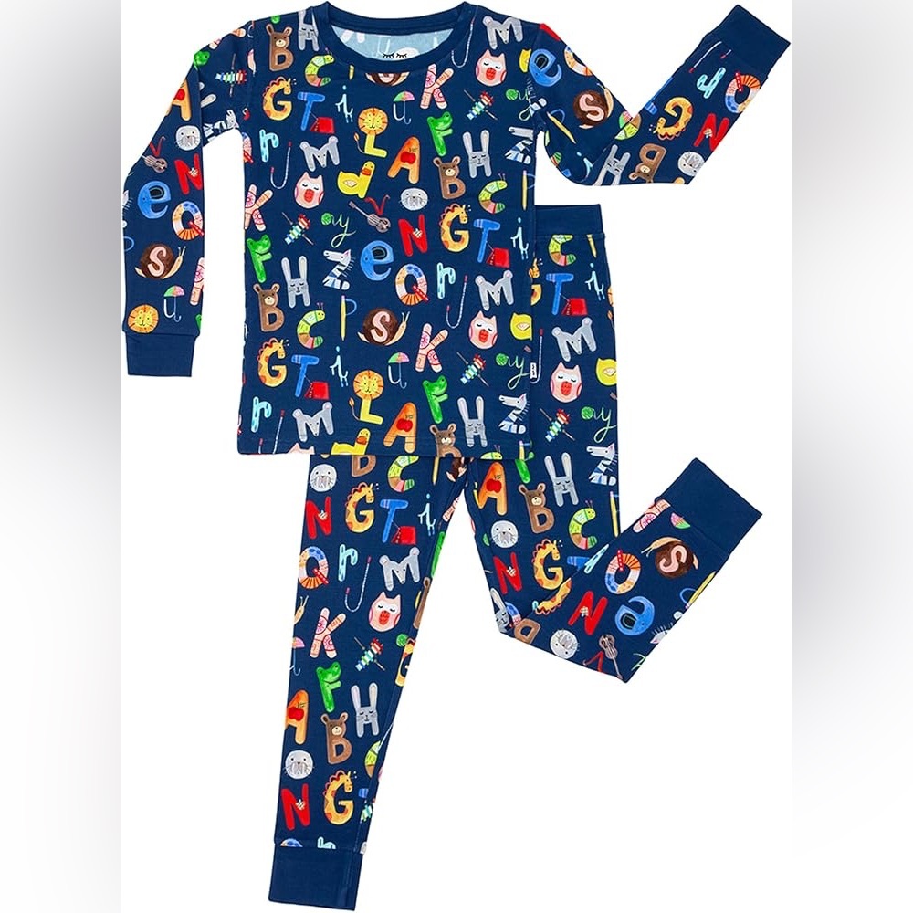NWOT Little Sleepies Alphabet Friends Pajamas Set